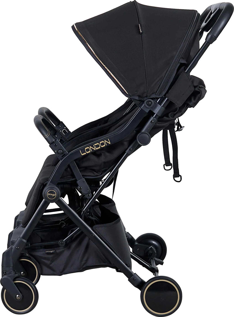 London İkiz Bebek Arabası Siyah