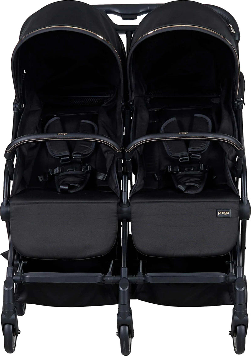 London İkiz Bebek Arabası Siyah